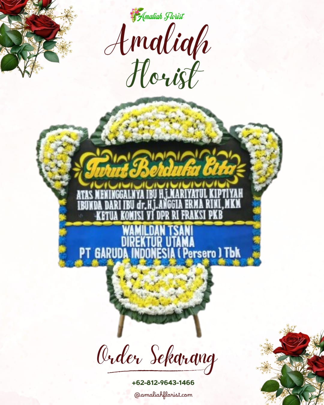 Papan Bunga Duka Kedung Waringin